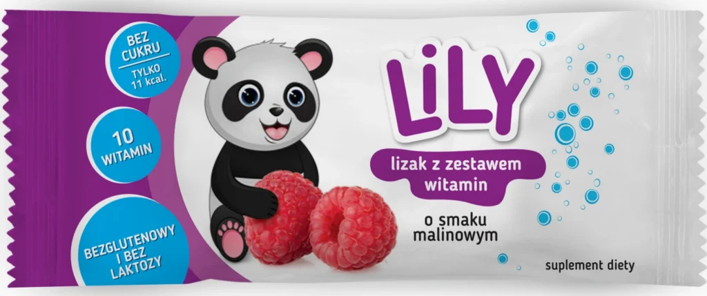 Lizak musujący z zestawem 10 witamin